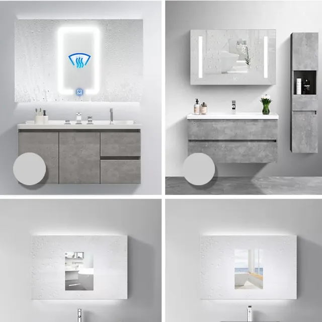 Antibuée chauffant miroir salle bain transparent étanche… – vue 2