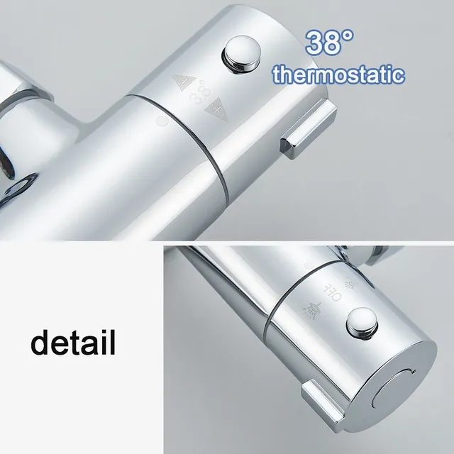 Robinet de douche thermostatique robinet de mélange… – vue 6