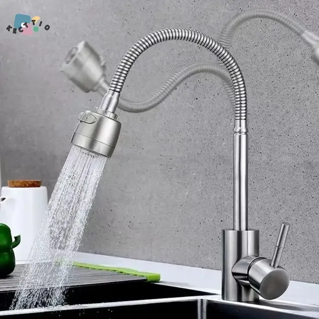 Robinet de cuisine rotatif