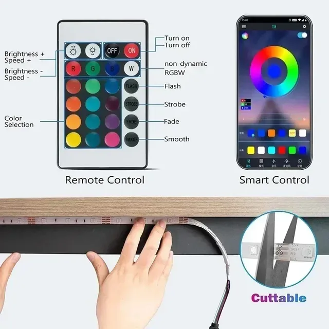 Bande lumineuse LED RGB 1-30M – vue 4