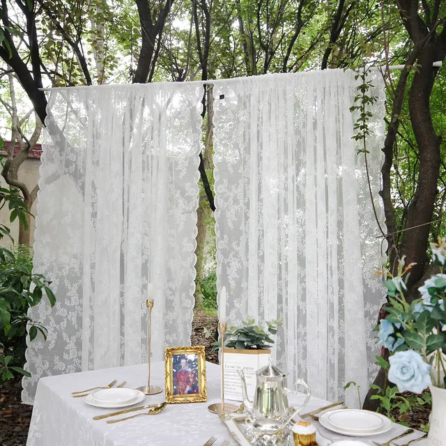Patio extérieur Voile rideaux transparents panneau… – vue 6