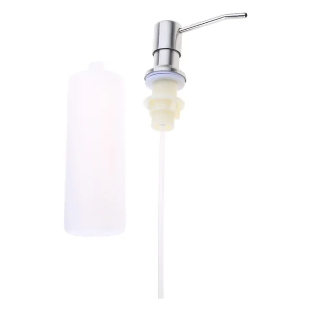 Distributeur savon évier encastrable pompe inox brossé… – vue 2