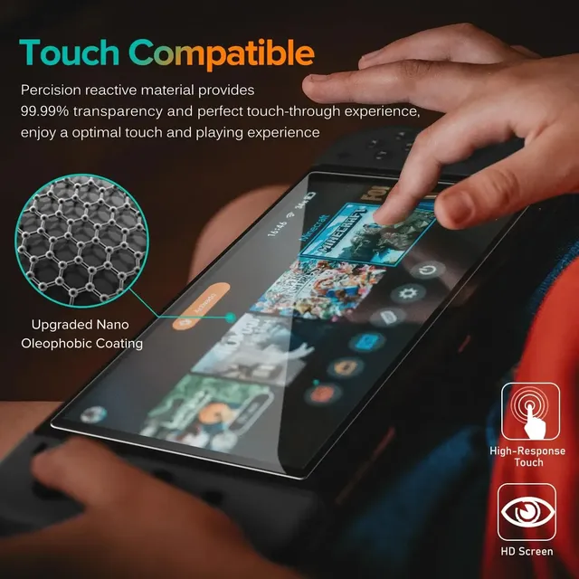 Protecteur d'écran HD NS2 en verre trempé pour Switch 2 – vue 4