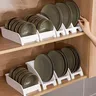 Range assiettes modulable cuisine support bols plastique… – vue 1