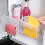 Organisateur de cuisine boîtes de rangement réfrigérateur alimentaire frais boîte de rangement réfrigérateur porte latérale fruits légumes épices alimentaire étui conteneur
