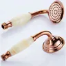Pommeau douche main or rose rétro classique tête ronde… – vue 6
