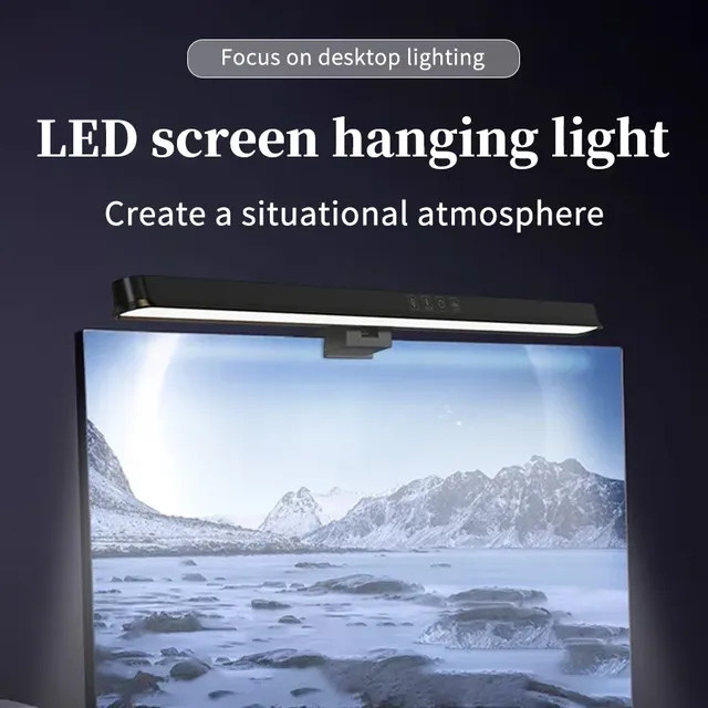 Rvb écran d'ordinateur lumière LED moniteur d'ordinateur…