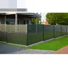 Panneau clôture aluminium thermolaqué anthracite lames… – vue 4