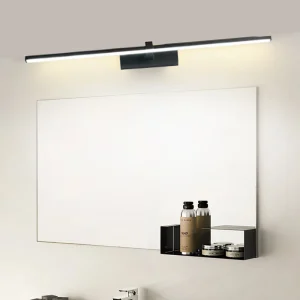 Moderne LED miroir avant bande lumineuse minimaliste applique 40/60/80/100 cm chambre salon cuisine salle de bain luminaire