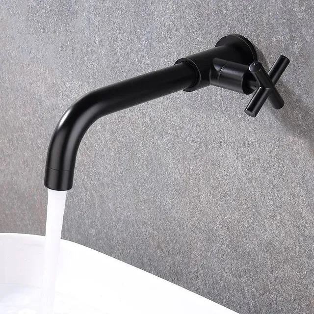 Robinet en laiton noir mat – vue 4