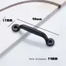 Lot poignées boutons meubles noir mat alliage zinc métal… – vue 5