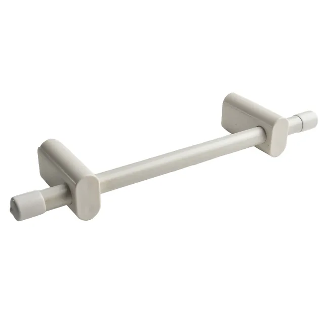 Porte serviettes chauffant 30cm acier carbone ABS blanc… – vue 6