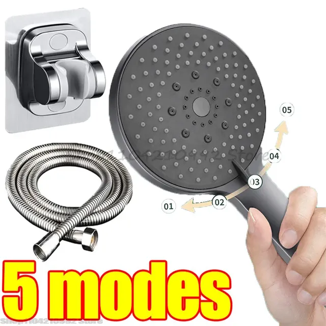 Pommeau de douche haute pression avec grand panneau