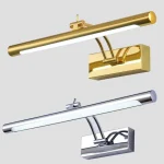 Applique Murale Moderne pour Miroir de Salle de Bain, 43cm, 55cm, 9W, 12W, Toilettes, Luminaires d&rsquo;Nikpour Chambre à Coucher