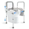 Siège de toilette surélevé avec sac de…