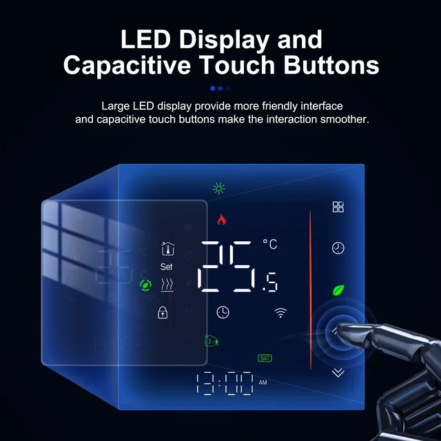 Tuya-Thermostat de Chauffage Intelligent – vue 6