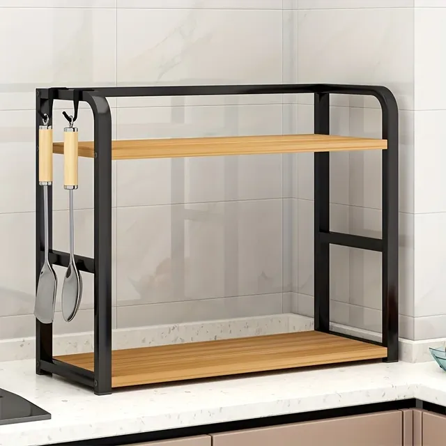 Support de rangement de cuisine en acier inoxydable – vue 4