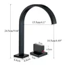 Robinet de lavabo doré – vue 3