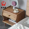 KAK 10 pièces bouton d'armoire en bois naturel rond… – vue 6