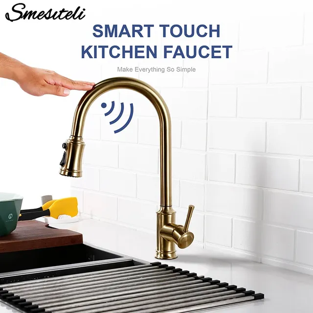 Robinet de cuisine à capteur tactile – vue 2