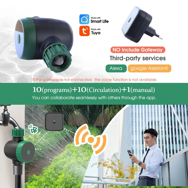 Minuterie d'eau intelligente de jardin – vue 4
