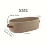Panier de rangement de salle de bain tissé ovale – vue 4
