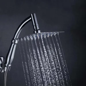 Pommeaux de douche haute pression 6 pouces/8 pouces, buse de douche ronde carrée pressurisée, technologie pressurisée à économie d’eau Pommeaux de douche haute pression 6 pouces/8 pouces, buse de douche ronde carrée pressurisée, technologie pressurisée à économie d’eau