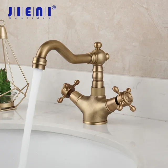 JIENI-Robinet de cuisine en laiton antique – vue 2