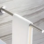 Porte-serviettes étanche à l&rsquo;humidité, support à bras unique, rouleau de papier mural Durable, accessoires de salle de bains à domicile