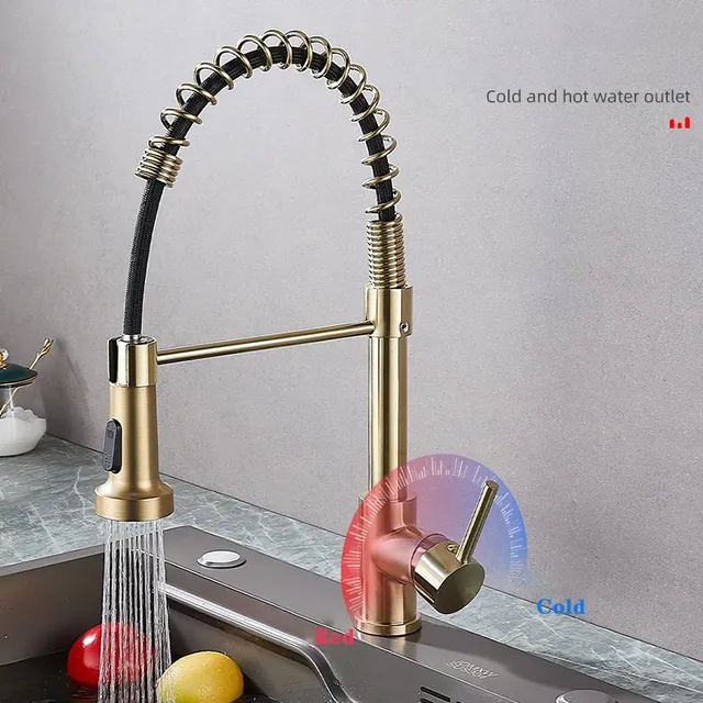 Robinet de cuisine extractible – vue 3