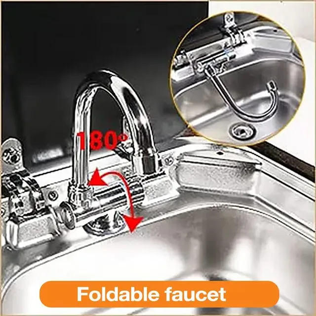 Robinet pliable pivotant orientable rotatif monocommande… – vue 3