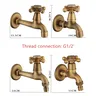 Robinet mural laiton bronze antique brossé style vintage… – vue 7