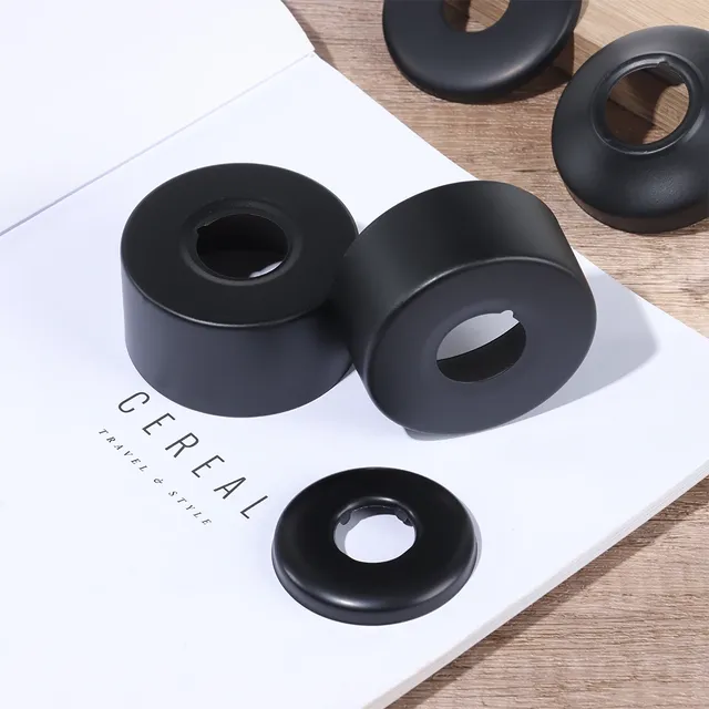 Couvercle Décoratif Noir pour Tuyau d'Eau en Acier… – vue 3