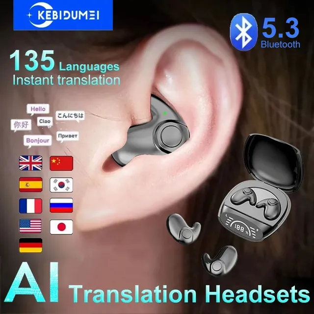 Écouteurs sans fil Bluetooth 5.3 AI