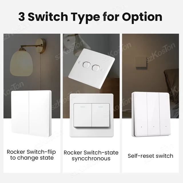 Tuya WiFi Module de commutation intelligent 1/2/3 Gang… – vue 3