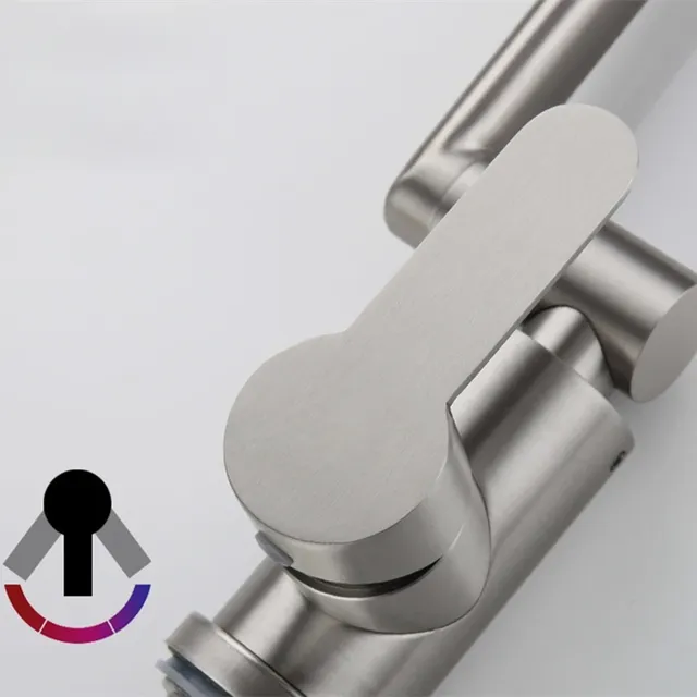 Robinet de lavabo en acier inoxydable 304 – vue 4