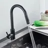 Robinet extractible de cuisine en acier inoxydable – vue 2