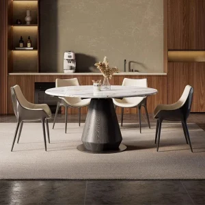 Table à manger ovale rectangulaire en marbre, extensible, multifonction, meubles de maison, Tables de Restaurant, Mesa ronde sédentaire pliable