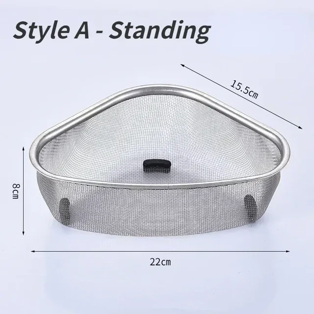 Panier de vidange d'évier de cuisine en acier inoxydable – vue 5