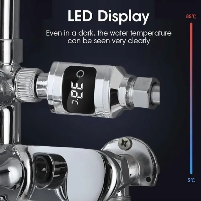 LED affichage numérique de la température de la douche… – vue 5