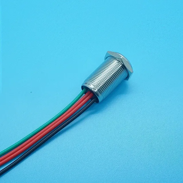 Interrupteur tactile 16mm acier inoxydable 304… – vue 4