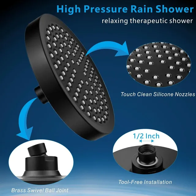 Pommeau de douche pluie à haute pression – vue 3