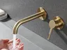 Robinet mitigeur de salle de bains en acier inoxydable – vue 3