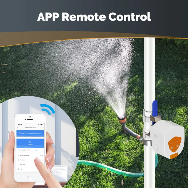 Vanne de gaz intelligente Tuya Zigbee – vue 3