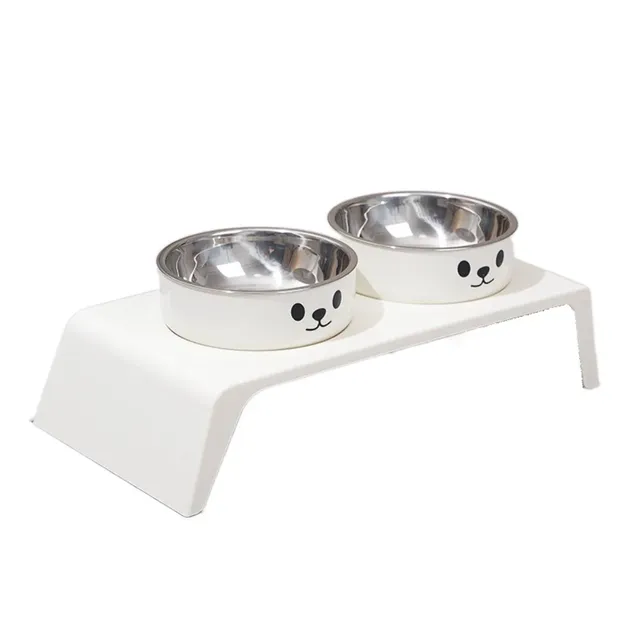Bols doubles bol d'eau de nourriture pour chat…
