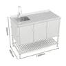 Armoire cuisine extérieure personnalisable acier laminé… – vue 3
