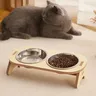 Bol Double pour chat tournant le chat et l'enfant – vue 5