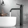 PLANdiamond-Lavabo de salle de bain en laiton noir – vue 4