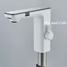 Nouveau robinet de lavabo de salle de bains LCD blanc – vue 5