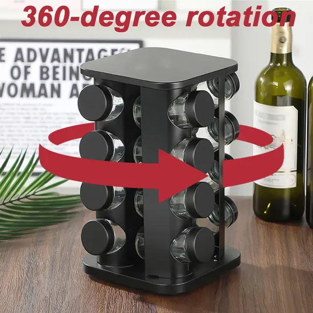 Étagère à épices rotative à 360 degrés en acier inoxydable – vue 4